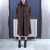 2024 Осень/Зима Элегантное Шерстяное Пальто Плюс Сайз в Легком Роскошном Стиле для Женщин Среднего Возраста