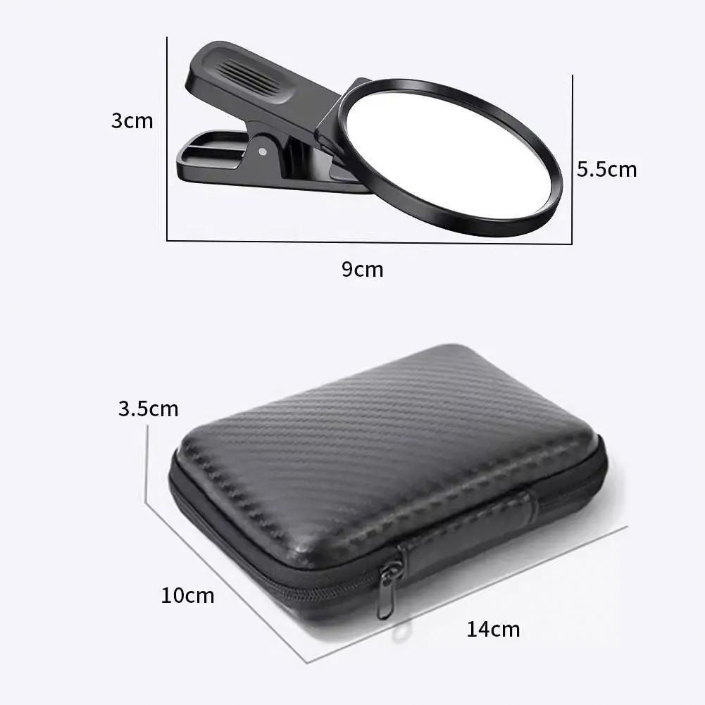 Зеркало для селфи, компактное зеркало для телефона, универсальный зажим для телефона, совместимый с iPhone 14/13/12/11