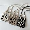Fashion Vintage Crochet Spot Handbag Summer Knit Square Bag Sling Bag Crossbody Bag