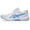 Кроссовки для зала 4 1072A106 102 см E [Asics] GEL-TASK Женские (Белый/Голубой берег) +25,5