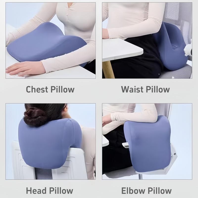 Office Chair Headrest Ergonomic Memory Foam Sleeping Pillow Waist Support Neck Cushion Nap Pillows Gaming Chair Backrest