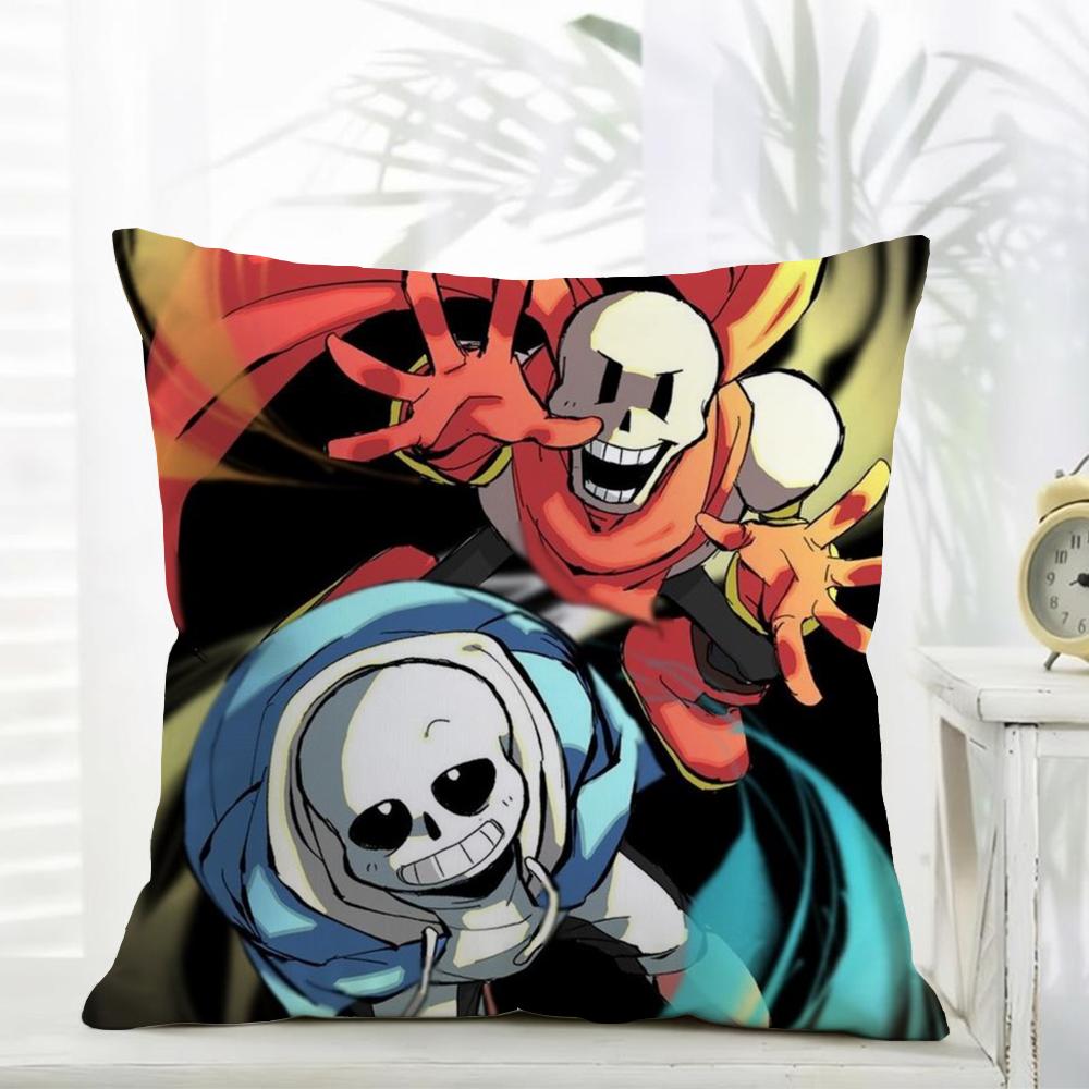 Игровой чехол для подушки Undertale, Ежедневная стирка, Льняная наволочка, Мягкий, для дивана, кровати, домашнего интерьера