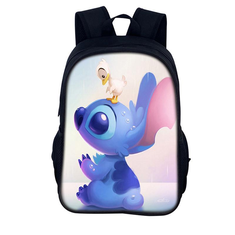Детский рюкзак Stitch из полиэстера для ежедневного использования и хранения