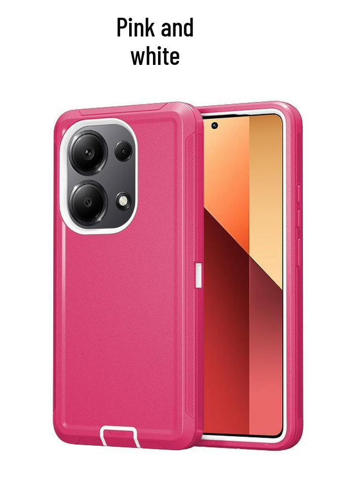 Защитный чехол для телефона Redmi Note 13 Pro и POCO M6 Pro с защитой от падений и полным покрытием