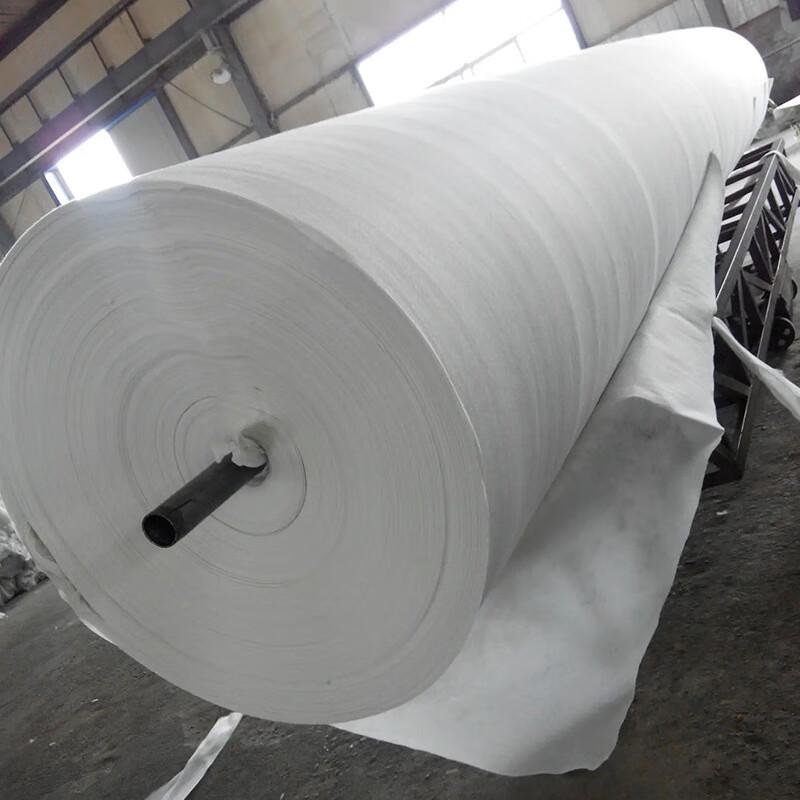 White Short-Fiber Geotextile Fabric