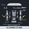 For OMODA C9 2025 TPU Car Navigation Screen Film Central control Protective Sticker Anti-scratch Interior Accessories