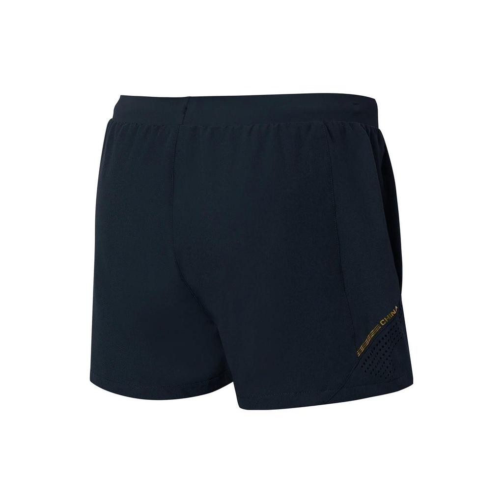 Li-Ning Однотонные, с принтом логотипа и букв, быстросохнущие, классные, повседневные шорты, женские, черные AAPT022-2