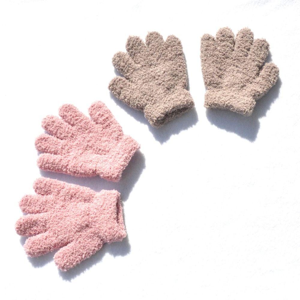 Thicken Warm Mittens Warm Writing Gloves Fashion Children Gloves Winter