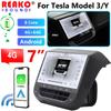 7'' Android Rear Entertainment Screen For Model 3/Y Backseat Multimedia Player With Air Conditioning Control Seat Heating