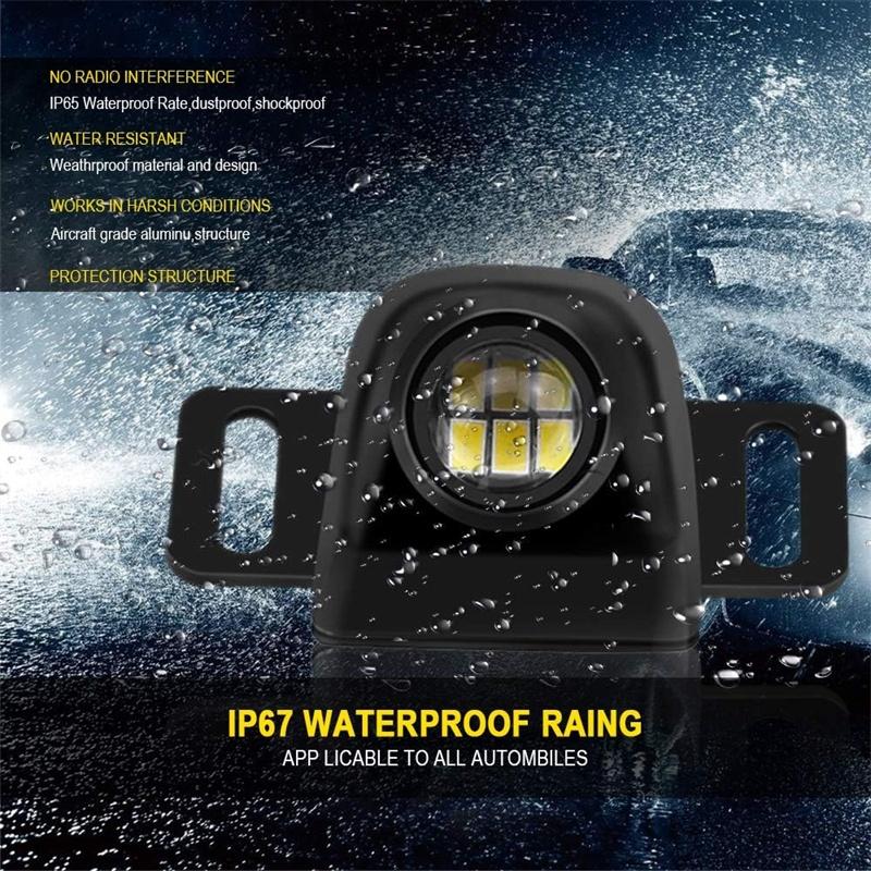 Автомобильные фонари заднего хода высокой яркости, мигающий предупреждающий фонарь для движения задним ходом, универсальная мотоциклетная парковочная светодиодная лампа с электрическим глазом, модифицированная лампа