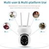 Камера видеонаблюдения HD 1080P WiFi с полноцветным ночным видением и отслеживанием людей