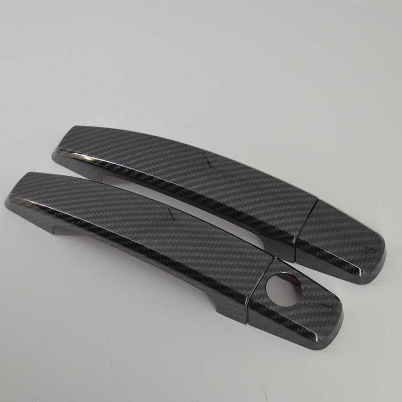 Для Vauxhall Holden Opel Tigra TwinTop B ASTRA GTC CORSA TIGRA ADAM 2004-2009 черная крышка ручки боковой двери автомобиля из углеродного волокна
