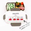OSK Snoopy Peanuts Bento 500ml Made in Dishwasher & Box, [Divider/4-Point Lock/Shatter-Resistant], Japan, Safe, PCD-500