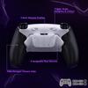 eXtremeRate RISE4 Plus MAX Back Paddle Kit Compatible with PS5 Controller with Clicky Trigger Stop Rubber Remappable Back Button Kit for Compatible