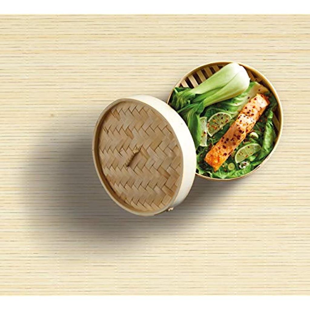Kitchen Craft, Pure Oriental, бамбуковый восточный контейнер для приготовления на пару, 2 уровня и крышка