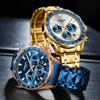 Luxury Man Wristwatch Chronograph Waterproof Luminous Men Watch Stainless Steel Casual Men's Quartz Watches