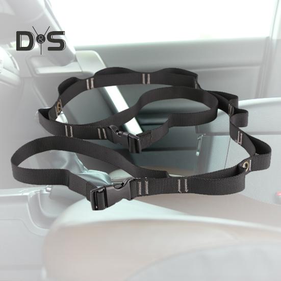 Автомобильная вешалка для одежды, нейлоновая плетеная, регулируемая длина, автомобильная дорожная бельевая веревка, прочный гибкий автомобильный органайзер для небольших автомобилей, фургонов, отелей, использования на открытом воздухе