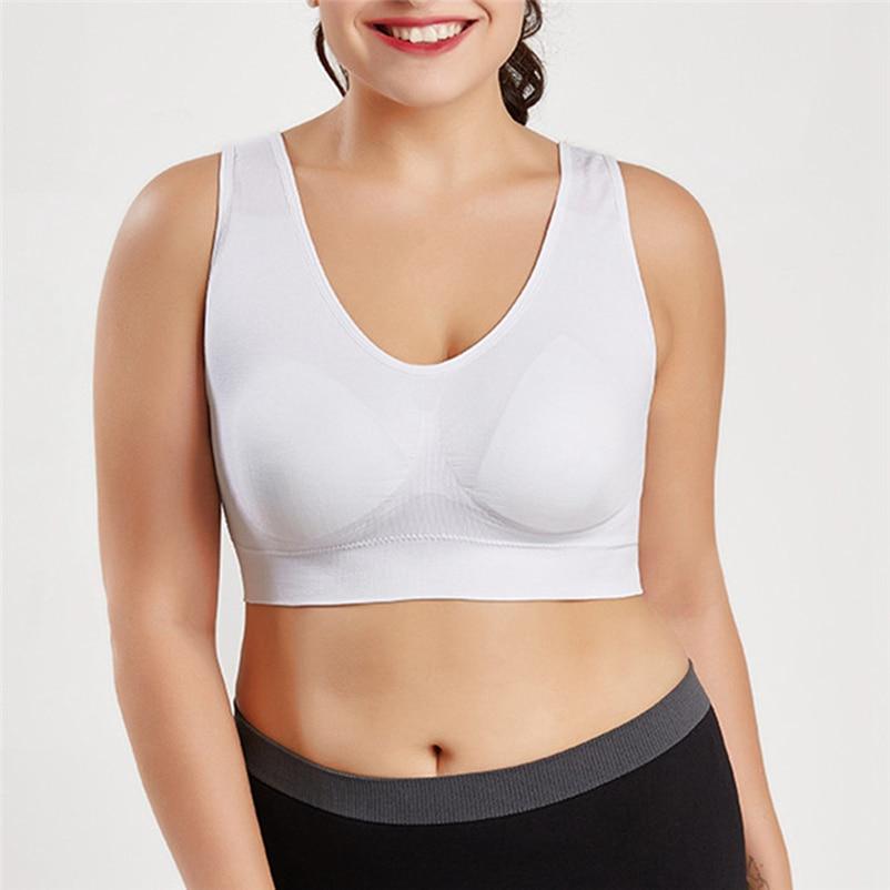 Wirefree Single-Layer Sports Bra - Breathable Plus Size Fitness Underwear for Women, Comfortable Workout Top