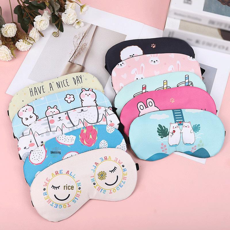 Creative Cartoon Eye Mask: Hot/Cold Compress for Relaxation and Shading