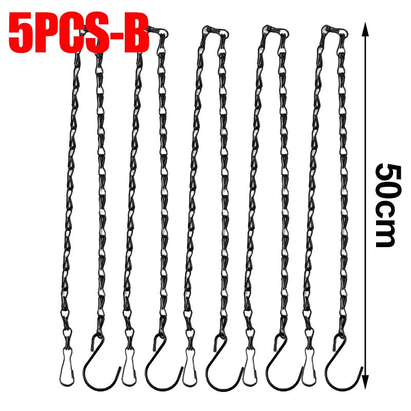 Heavy Duty Hanging Chains With Hooks For Plants Flowers Pot Basket Replacement Indoor Outdoor Metal Chains Hangers Wholesale