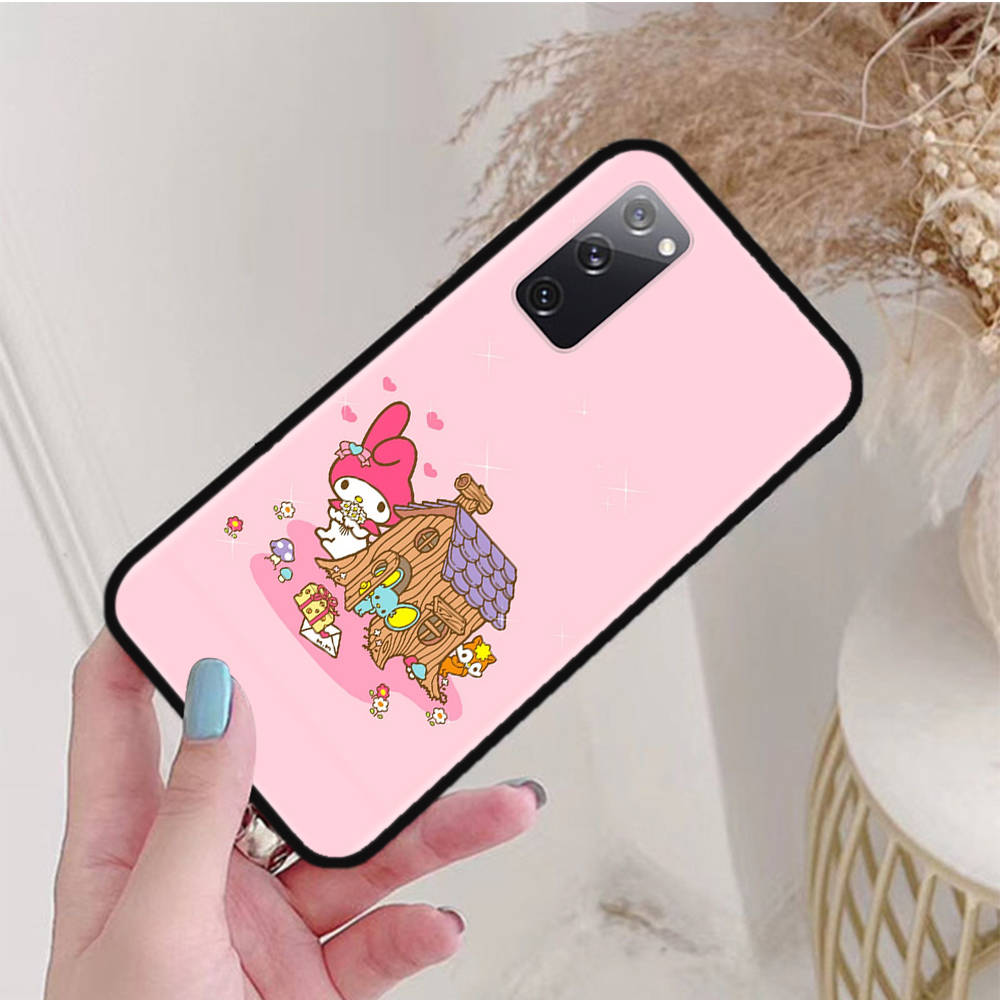 Черный чехол для Xiaomi Poco X6 X4 M5 M6 F5 F6 C65 C55 C50 C51 C40 Pro Redmi 14C A3X 13C 12C 11T 10A 9C Note 7 6 8A Plus L-10 My Melody