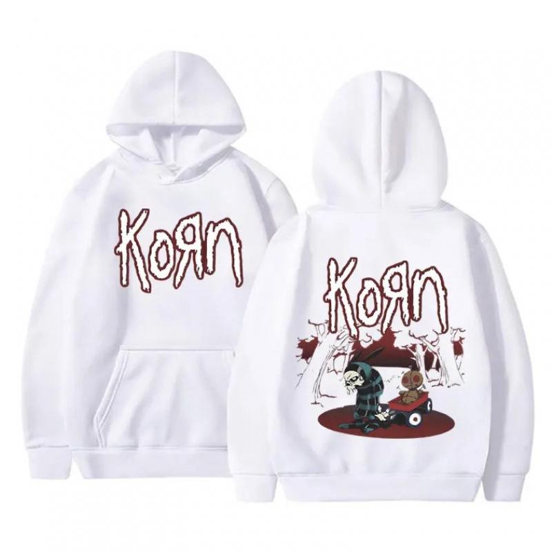 Европейский размер Худи Korn Band Унисекс Флис