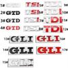 3D Металлическая Наклейка Логотип TSI TDI GTD GLI на Задний Багажник Значок Автомобильный Наклейки для Polo Golf Passat Jetta Scirocco MK4