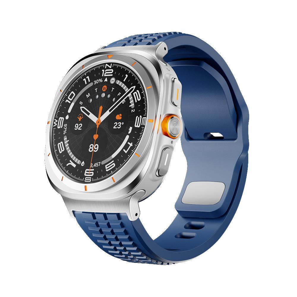 Спортивный силиконовый ремешок для Samsung Galaxy Watch Ultra 2025 Браслет Мужской наручный ремешок для Samsung Galaxy Watch Ultra 47 мм 2024 Correa