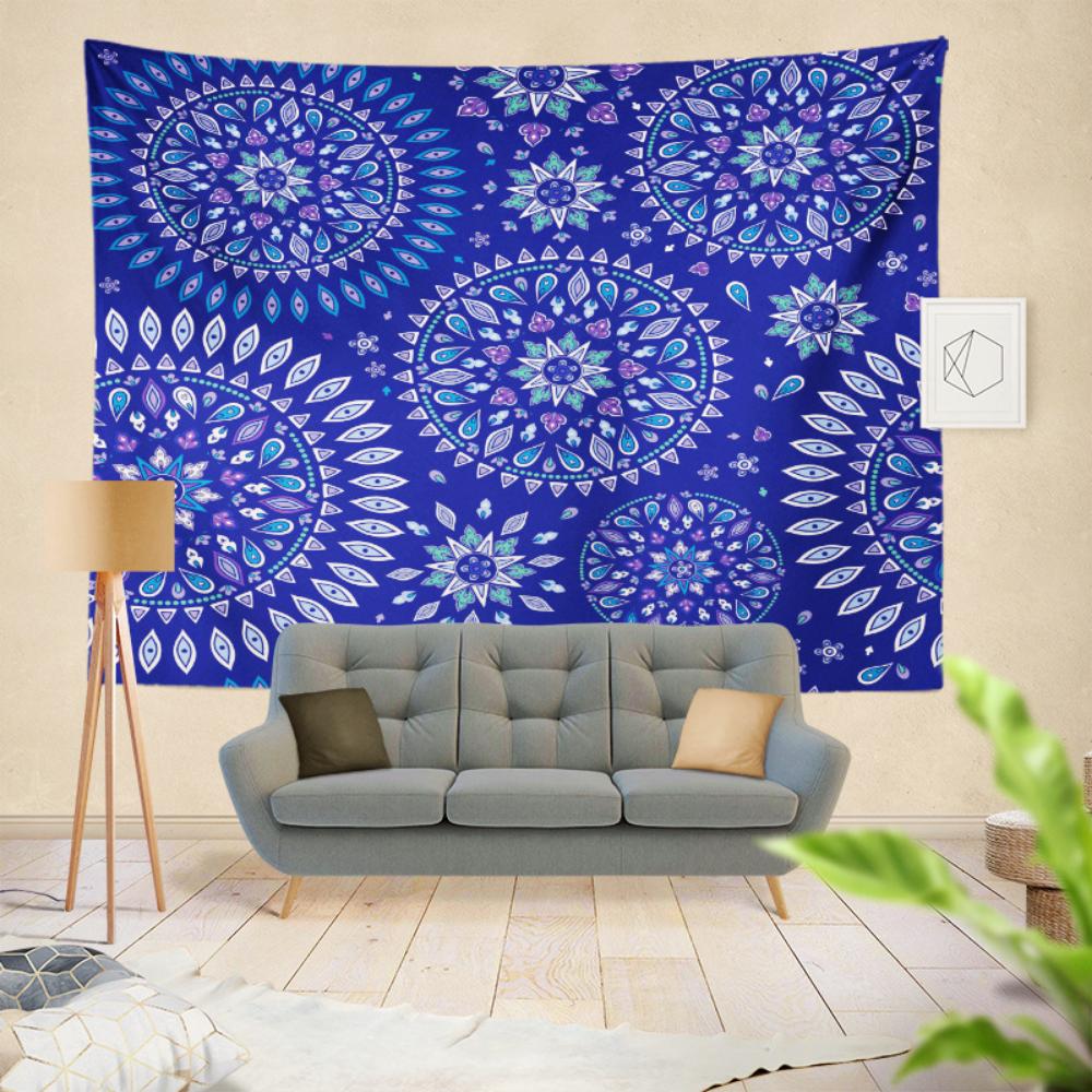 Mandala Tapestry Bedroom Decoration Painting Room Background Wall Cloth Bedhead Hanging Cloth
