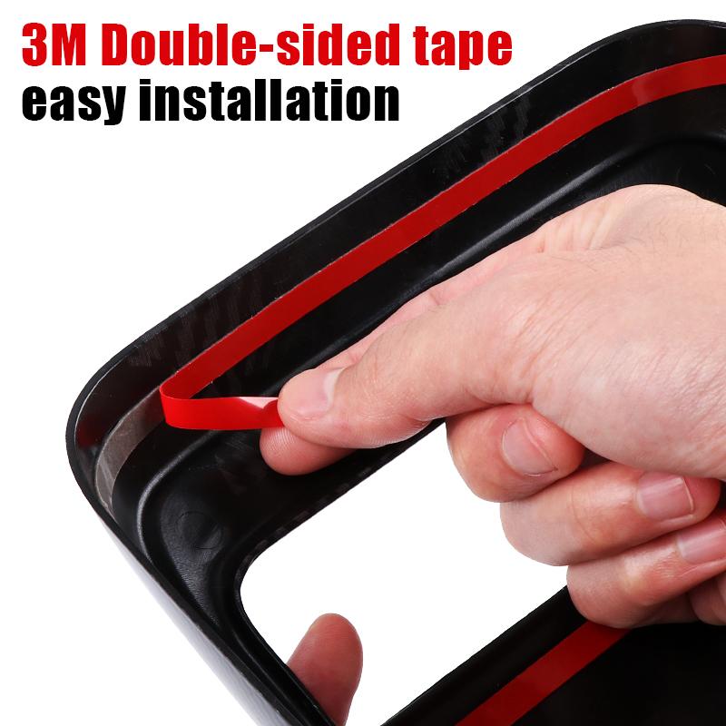 Для Tesla Model 3 Y 2021 2022 2023 2024 2025 ABS Carbon Fiber Car Rear Air Vent Outlet Cover Decor Sticker