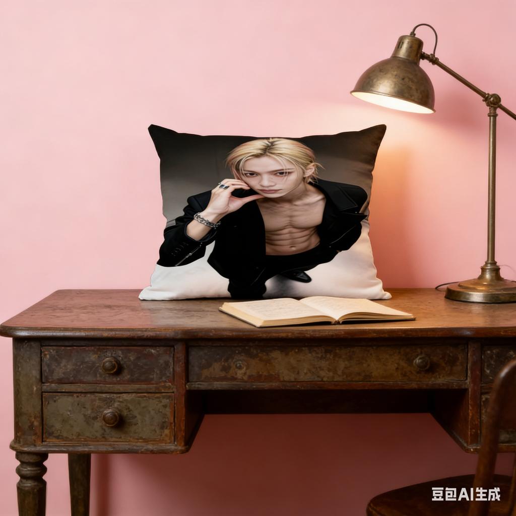 Double Sided Print Kpop Style Felix Pillow Cover Soft Cushion Case With Zipper Ideal Gift For Fans For Home Decor
