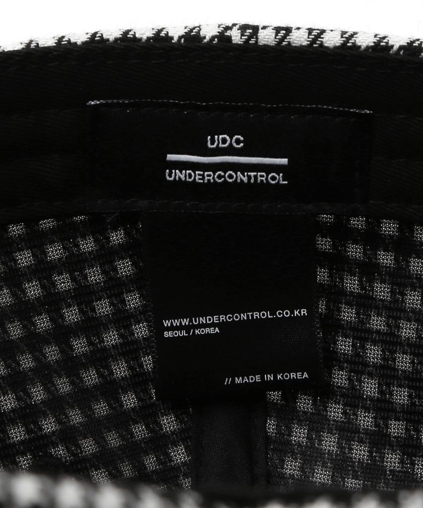 Кепка-бейсболка с логотипом в клетку "Гленчек" Eondeokeonteulol Union Udc / Оригинальная B B / Моно Гленчек
