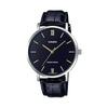 [Casio] CASIO Мужские кварцевые часы MTP-VT01L-1B Черный x Черный кожаный ремешок Международная модель [Параллельный импорт]