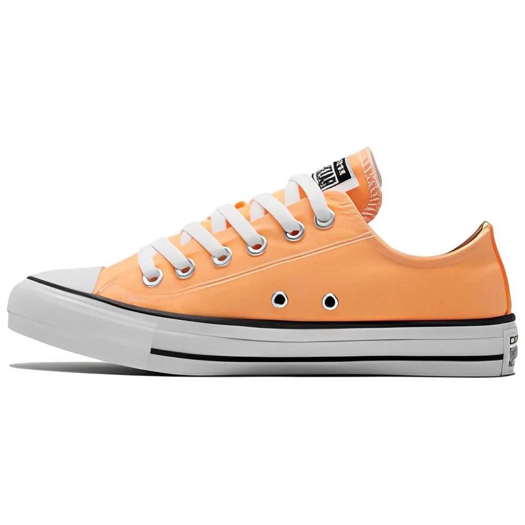 Converse All Star Abrasion Resistant Low top Canvas Shoes Unisex Orange (Unisex) Canvas Shoes A04393C
