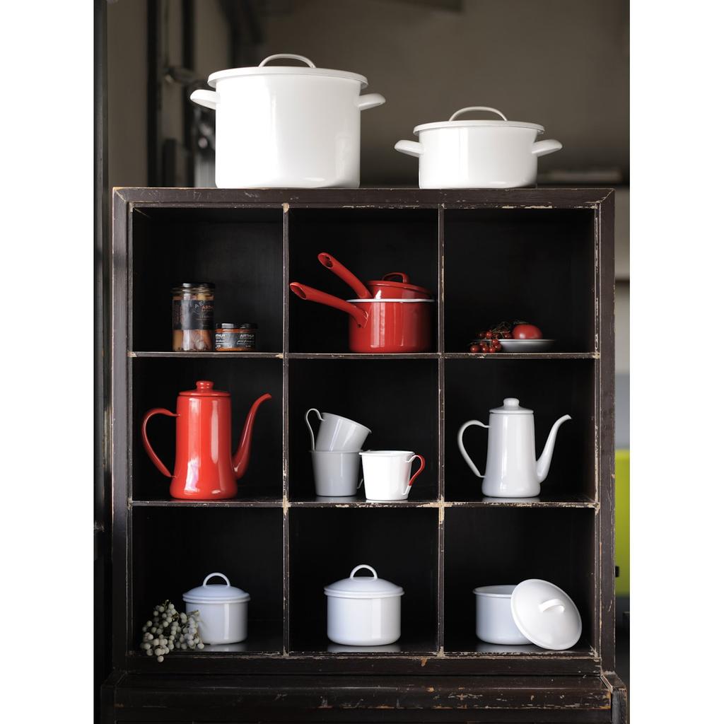 Кастрюля Tsukitojirushi Slim 1,2 л, черная