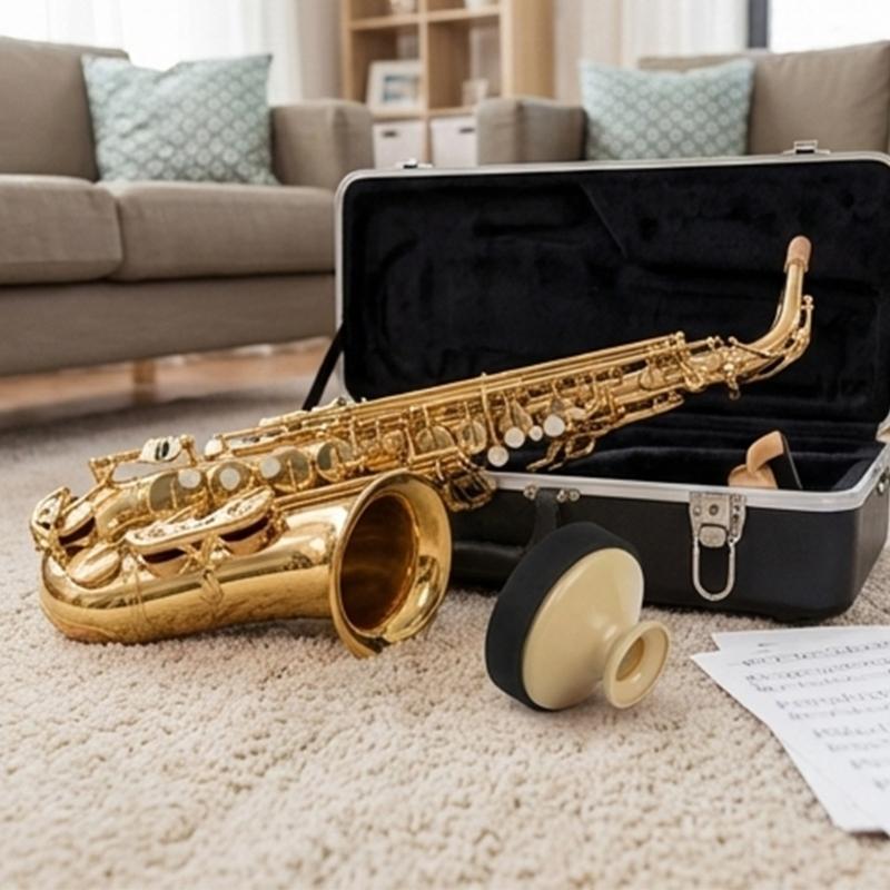 Professional Altos Sax Mute Light Weight Sax Damper Silencers Woodwind Instruments Accessory Easy To Installation
