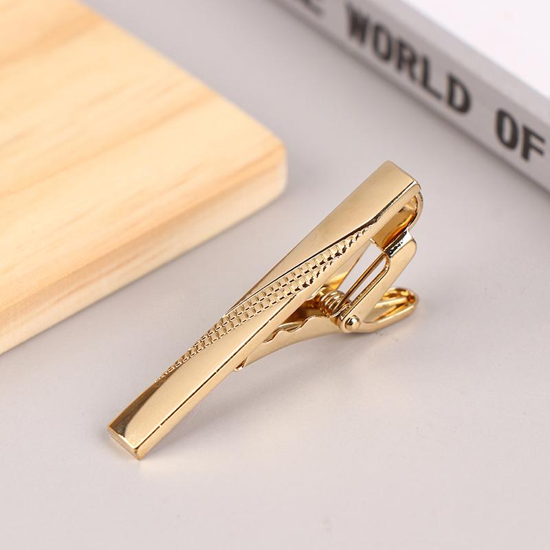 1шт простой стиль зажим для галстука для мужчин застежка короткий зажим золотой цвет зажим для галстука