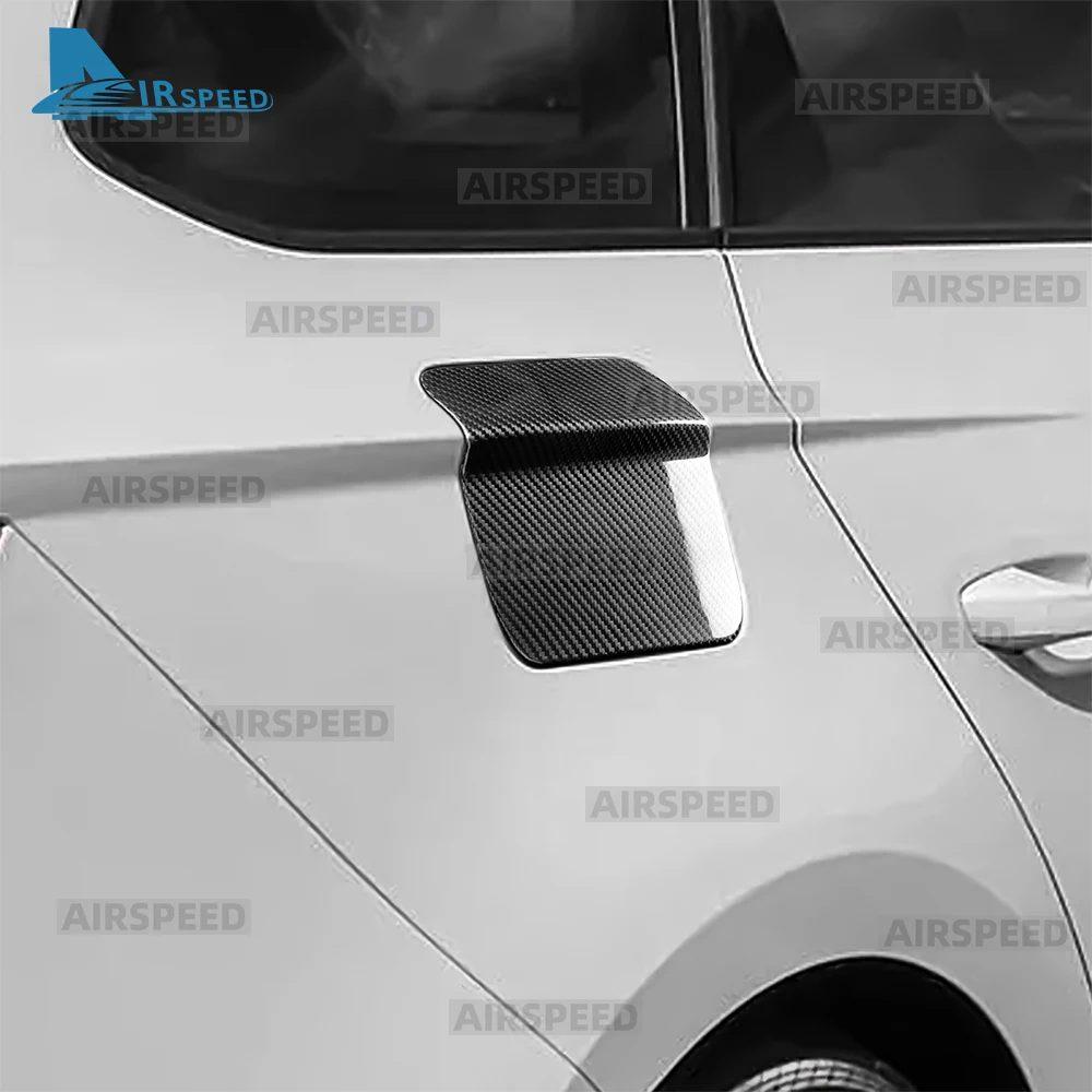 Real Hard Dry Carbon Fiber Sticker For SEAT Leon MK3 2013 2014 2015 2016 2017 2018 2019 2020 LHD RHD Car Fuel Tank Cap Trim
