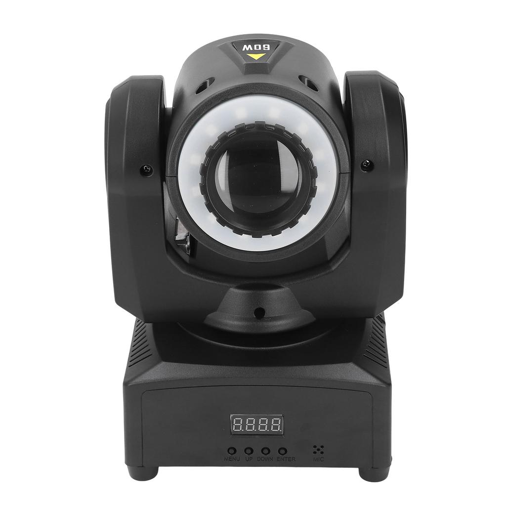 Светодиодный вращающийся прожектор, 8 режимов, 8 цветов, 9/11 каналов, многоцветный точечный светильник со звуковым управлением