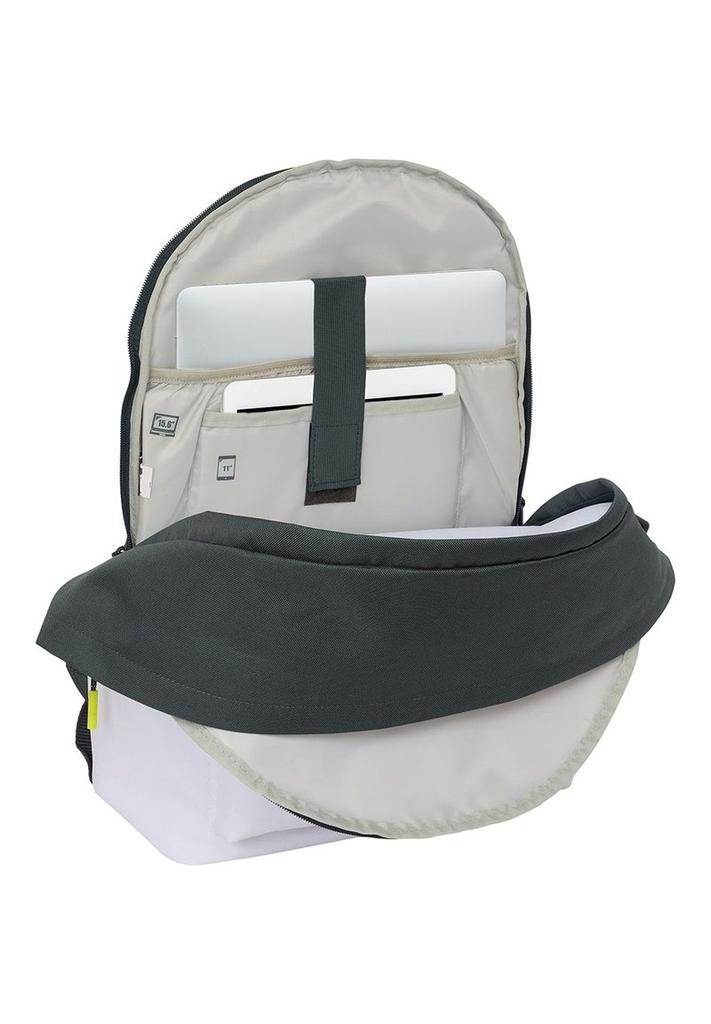 Real Madrid sports backpack with USB and laptop compartment double backpack 612554820 multicolor
