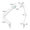 Led Magnifying Lamp, 5 Diopter Magnifying Glass With Light
