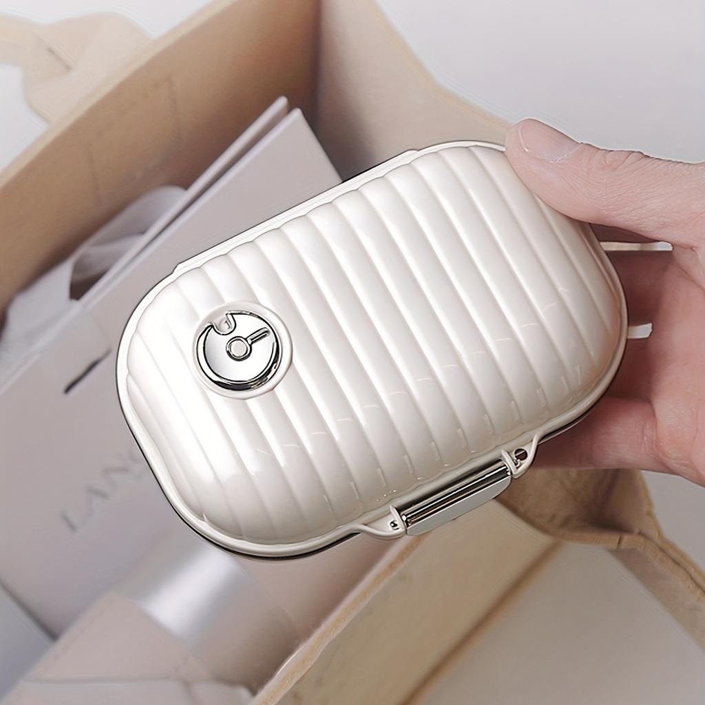 Portable Seven-Day Pill Box Organizer - Compact Travel Storage with 7 Grid Sub-Packaging, Sealed and Easy-to-Use Design for Medication Management