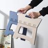 Portable Low-Style Folding Stool: Sturdy Plastic Bench for Outdoors & Small Spaces