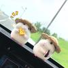 Universal Car Window Decoration Hamster Console Cute Doll Car Interior Pendant Car Accessories Auto Dashboard Cool Decoration