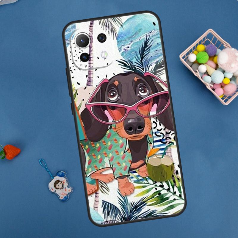 Чехол с рисунком таксы для Xiaomi 14 13 15 Ultra 11T 12T 13T 14T Pro POCO X7 Pro X3 X5 F5 F6 M6 X6 Pro