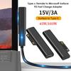 102 Вт 6,8 А PD Быстрая зарядка Конвертер-адаптер питания для Microsoft Surface Pro X 8 7 6 5 4 3 Go Book USB C Зарядное устройство Магнитный адаптер питания