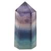 Natural Fluorite Quartz Crystal Hexagonal Wand for Decoration Ornament (35-40mm)