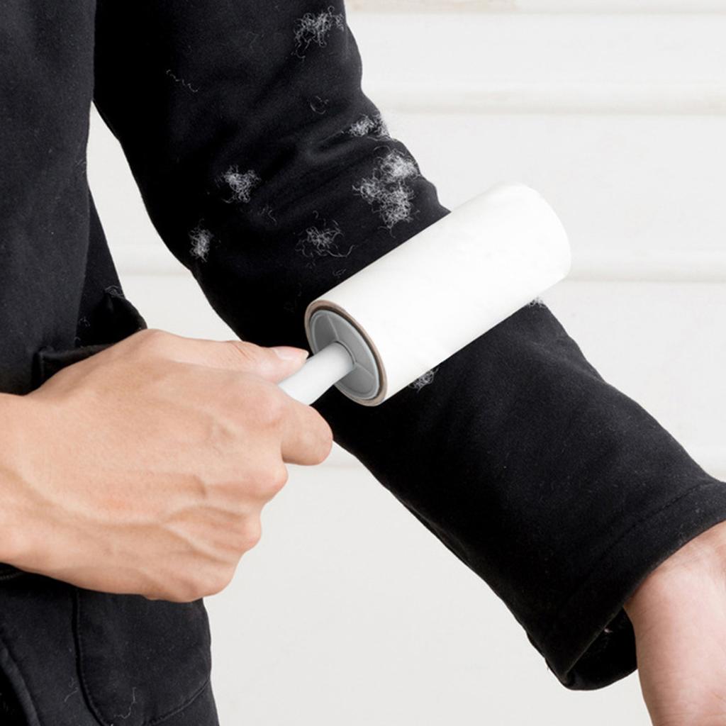 Lint Roller with Refills Sticky Remover Pet Dog Hair Clothes Sofa Dust Cleaning Remover Replaceable Roll Brush CleaningAccessory