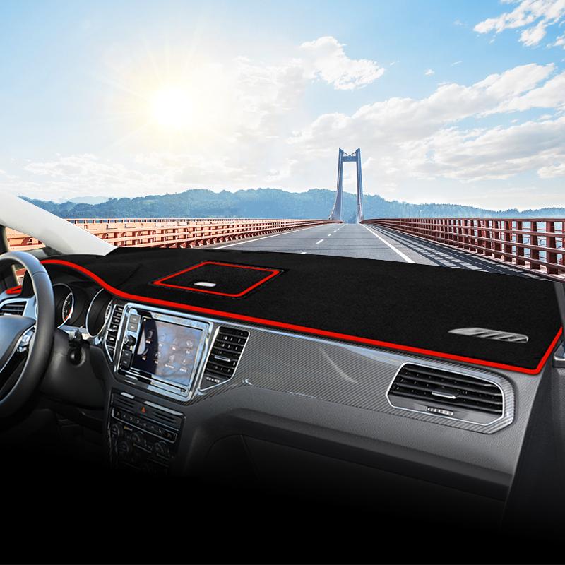 Чехол на приборную панель автомобиля, солнцезащитный козырек, анти-УФ-ковры, нескользящий коврик для Volkswagen VW Golf Sportsvan 2014 2015 2016 2017