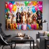 Party Backdrop Festive Theme Event Photo Background Birthday Party Decor